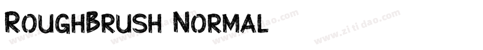 RoughBrush Normal字体转换